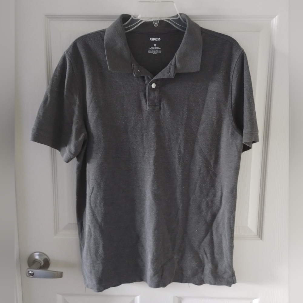 Sonoma Men's Dark Gray Polo Shirt